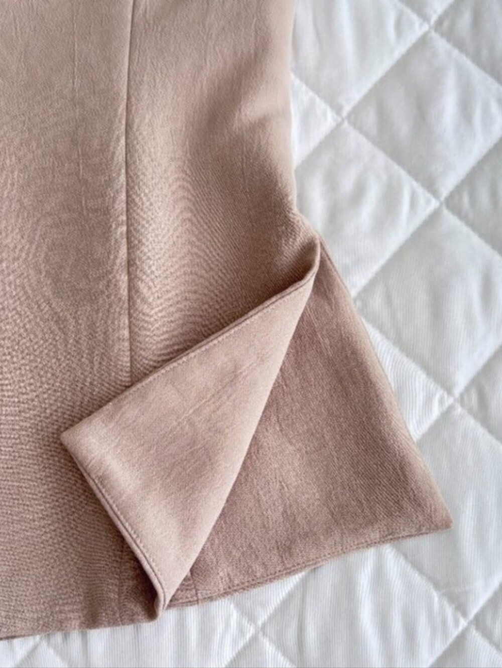 Aritzia Posh Strapless Tube Top - Crepette in Marcona Beige - Picture 4 of 5